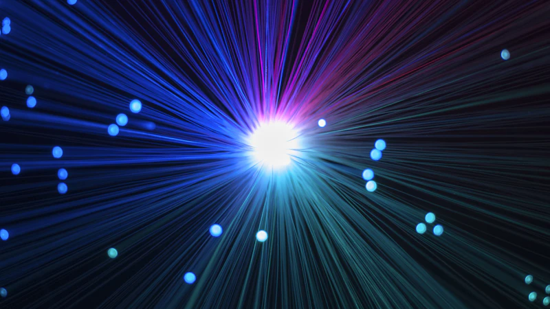blue, red, and green light