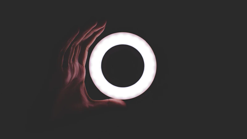 round white LED light