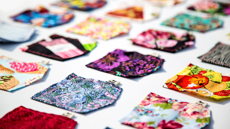 close-up photo of patches
