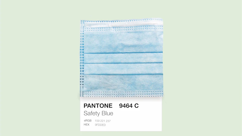 blue and white textile with white background