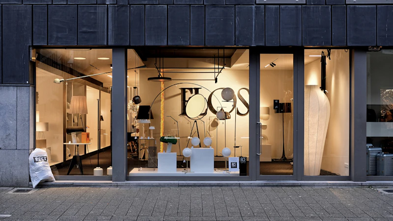 black and white wooden store