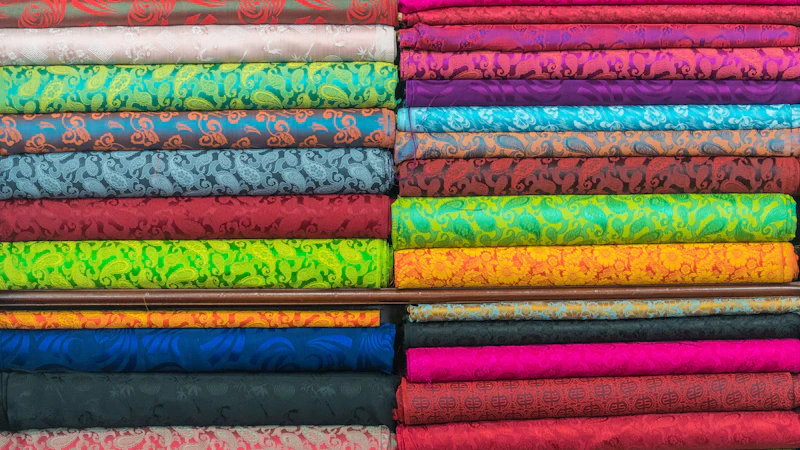 assorted textiles