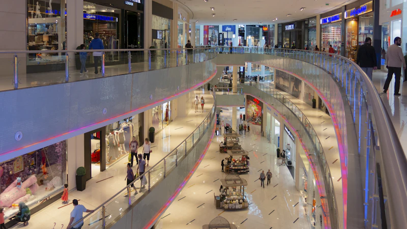 top view mall interior photo