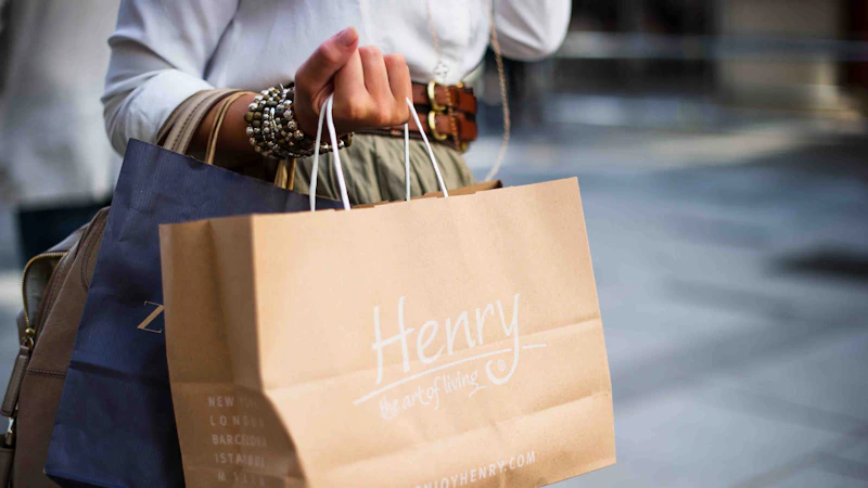 brown Henry paper bag