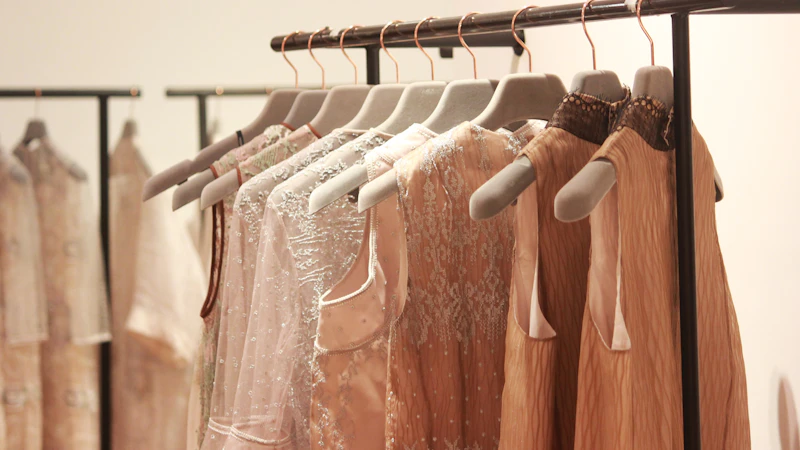 assorted tops hanging indoors
