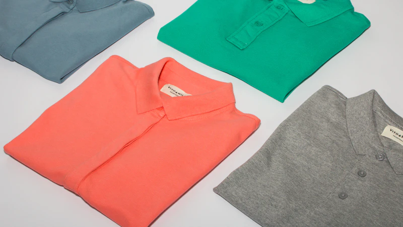 green crew neck shirt and gray crew neck shirt