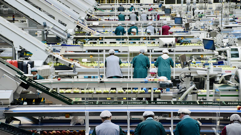 a group of men in a factory