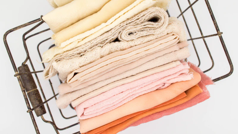 basketful of textiles