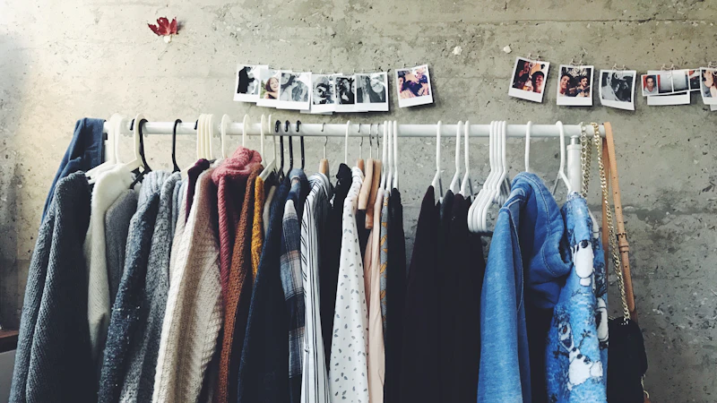 assorted-color clothes lot