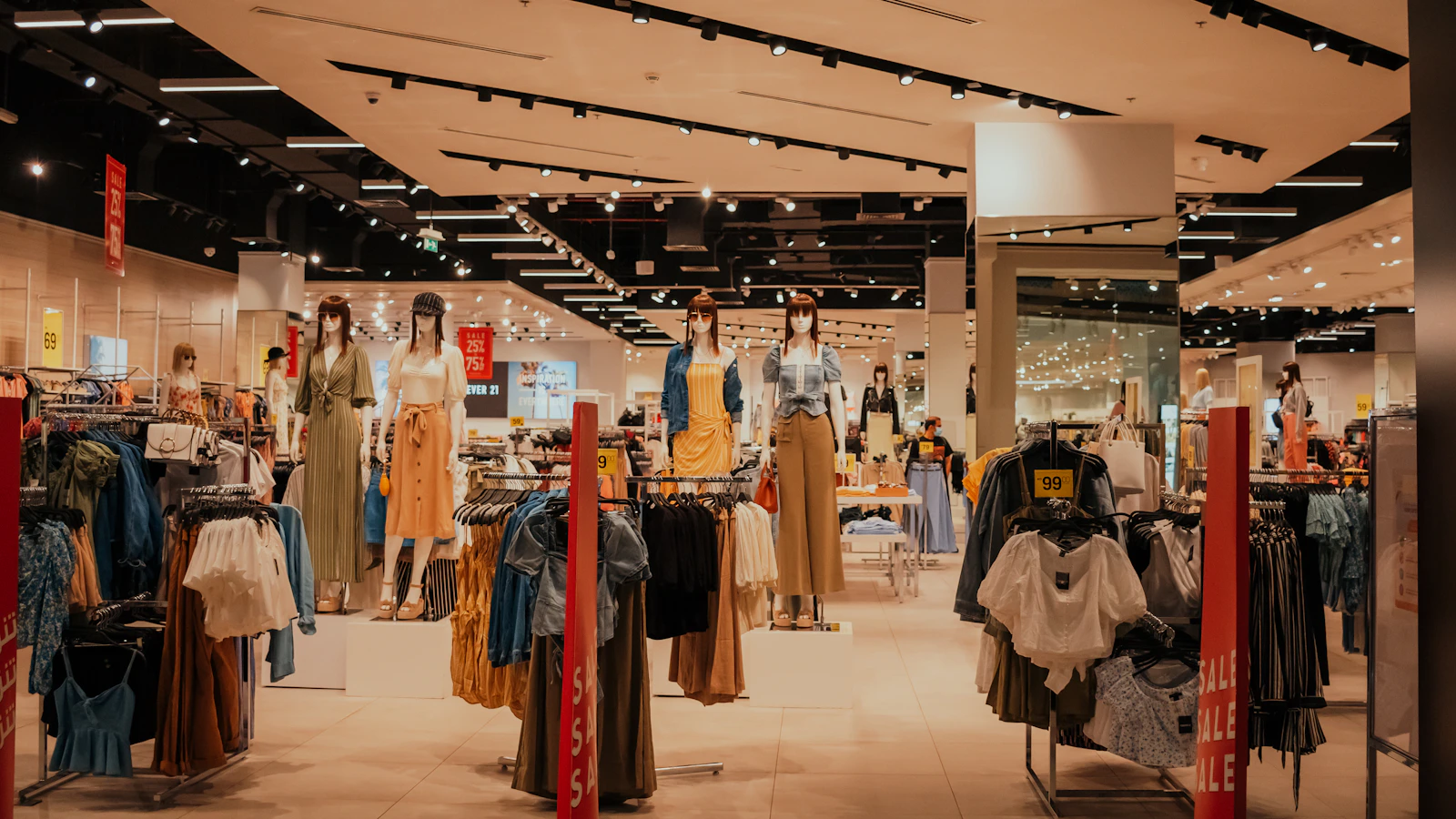 A store filled with lots of different types of clothing