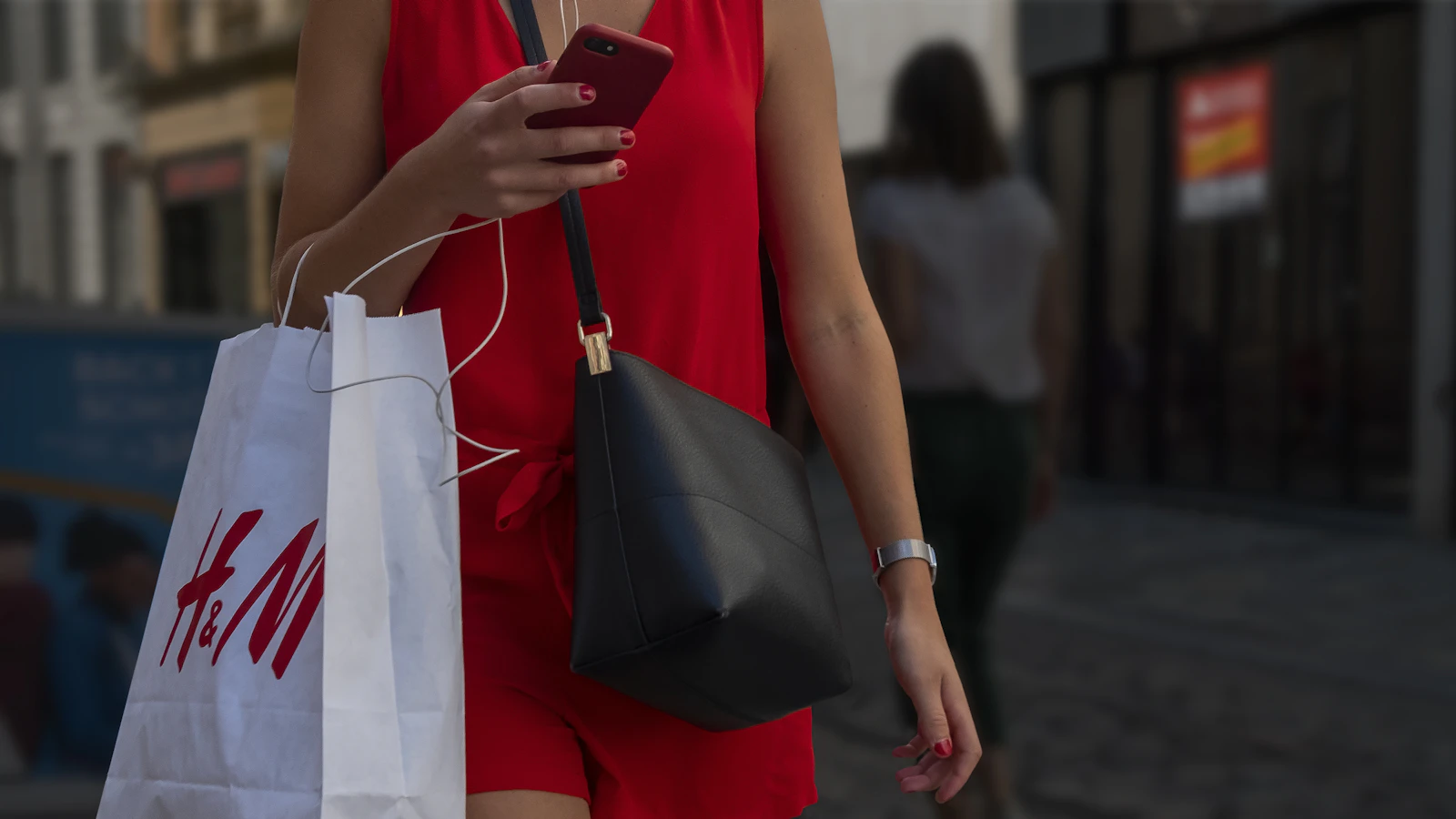 black leather crossbody bag